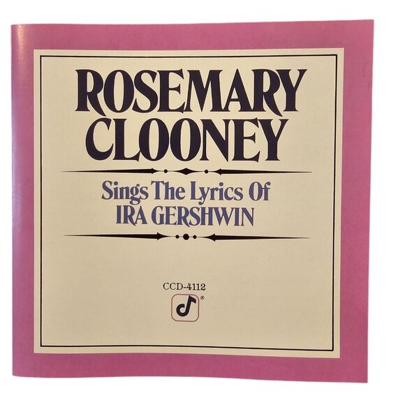 Rosemary Clooney Sings The Lyrics Of Ira Gershwin CD Classic Jazz Vocals 37630cd - Picture 1 of 2